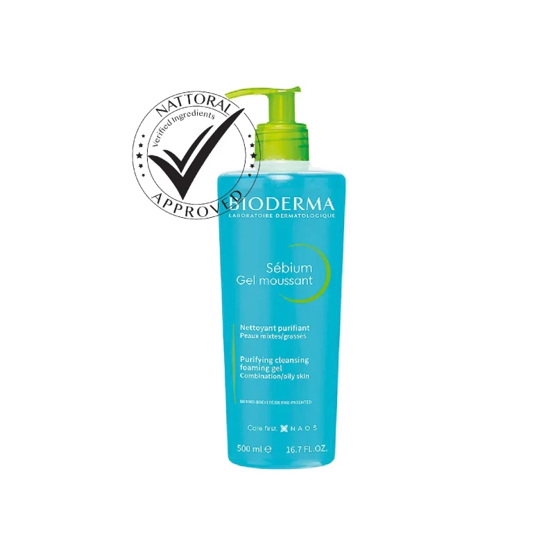 Bioderma Sébium Gel Moussant Face & Body Cleanser For Oily & Combination Skin