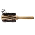 Lenaturelle Giant Wood Roller Hair Brush - Pure Bristle