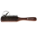Boreal  Rectangular Flat Model Wood Handle Hair Brush-Reinforced Bristle