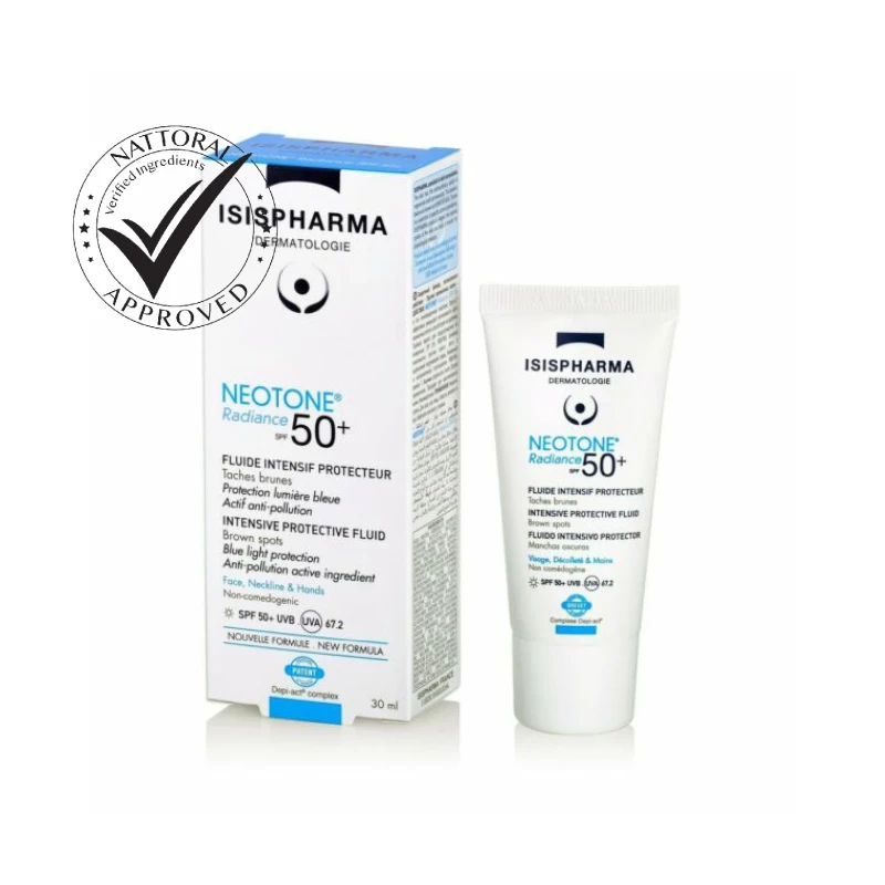 Neotone Radiance Spf 50+ Sunscreen Fluid With Niacinamide &  Liquorice Extract- 30Ml-Isis Pharama