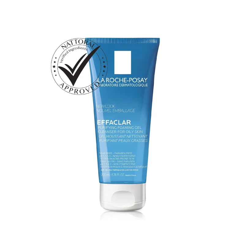 La Roche Posay Effaclar Purifying Foaming Facial Wash Gel For Oily Skin 200Ml