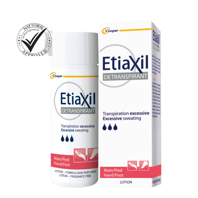 Etiaxil Excessive Sweating Detranspirant Hand and Foot Lotion 100 ml