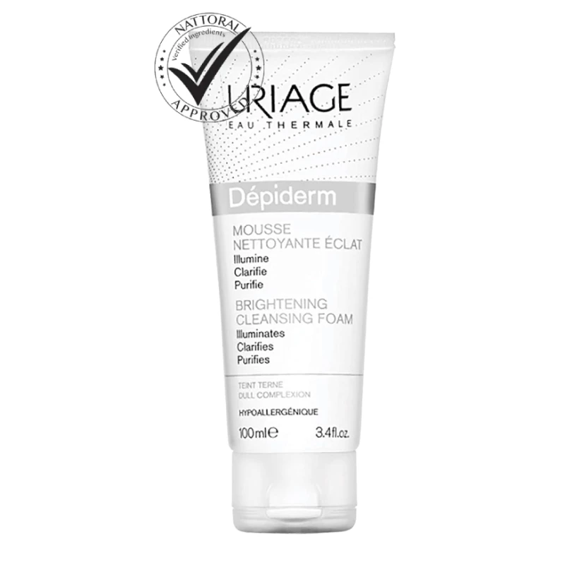 Depiderm White Lightening Cleansing Foam For Sensitive Normal To Dry Skin-100Ml- Uriage