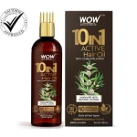 Wow Skin Science 10 In 1 Active Hair Oil With Comb 200Ml