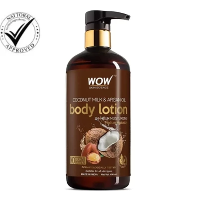 Wow Skin Science Coconut Milk & Argan Oil Body Lotion 400Ml