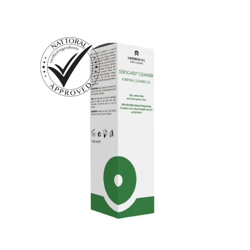 Purifying Cleanser Gel For Oily Acne Prone Skin -150Ml- Sebogard